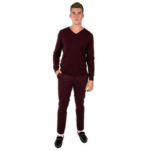 Network V-Neck Men size L Bordo